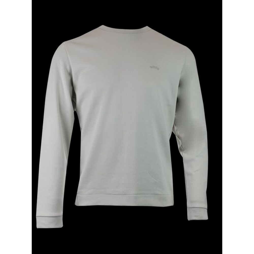 Hugo Boss Beige Cotton Round Neck Men's Sweatshirt